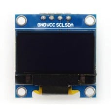 OLED display, blue graphic, 0.96'' 128x64px I2C - blue