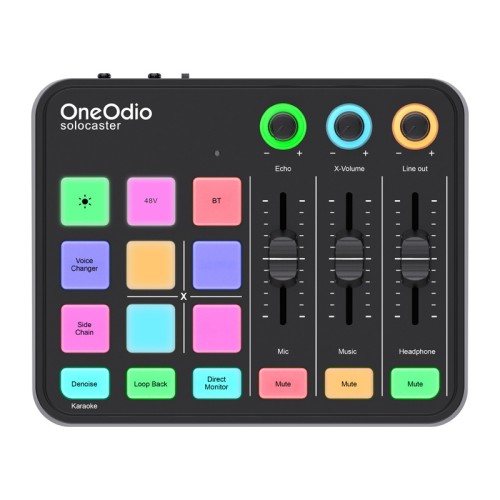 OneOdio Solocaster Audio Mixer and Sound Card OneOdio Solocaster Audio Mixer and Sound Card