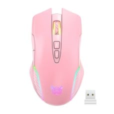 ONIKUMA CW905 Rožinė belaidė žaidimų pelė 2.4G