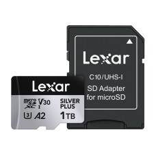 Karta pamięci Lexar High-Performance Silver Plus microSDXC 1TB + adapter