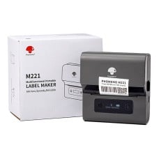 Phomemo M221 nešiojamasis etikečių spausdintuvas (pilkai juodas)