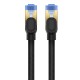 Braided network cable cat.7 Baseus Ethernet RJ45, 10Gbps, 15m (black)