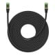 Braided network cable cat.8 Baseus Ethernet RJ45, 40Gbps, 15m (black)