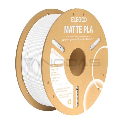 PLA Matte ELEGOO Filament (White)  PLA Matte ELEGOO Filament (White)