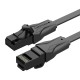 Flat UTP Category 6 Network Cable Vention IBABE 0.75m Black