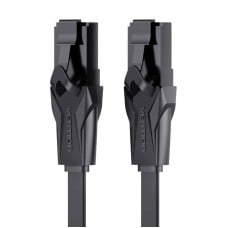 Flat UTP Category 6 Network Cable Vention IBABL 10m Black