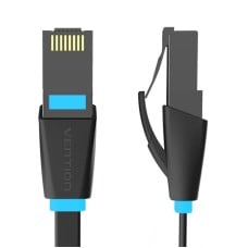 Flat UTP Category 6 Network Cable Vention IBJBN 15m Black