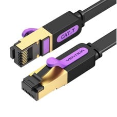 Flat UTP Category 7 Network Cable Vention ICABN 15m Black