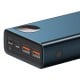 Baseus Adaman Metal Power Bank 20000mAh PD QC 3.0 65W 2xUSB + USB-C + micro USB - blue