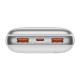 Powerbank Baseus Bipow Pro 20000mAh, 2xUSB, USB-C, 22.5W (white)