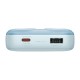 Powerbank Baseus Comet su USB į USB-C laidu, 10 000 mAh, 22.5 W (mėlyna)