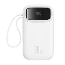 Powerbank Baseus QPow 2 20000mAh 30W 2xUSB-C (balta)
