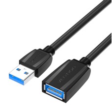 Vention prailginimo kabelis USB 3.0 - USB 1m - Juodas