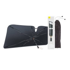 Priekinis stiklas Skėtis nuo saulės Umbrella Lite Baseus CoolRide mažas (juodas)