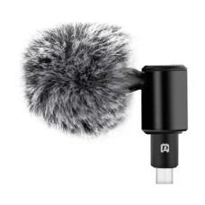Puluz PU425 1.5 m USB-C prisegamas mikrofonas