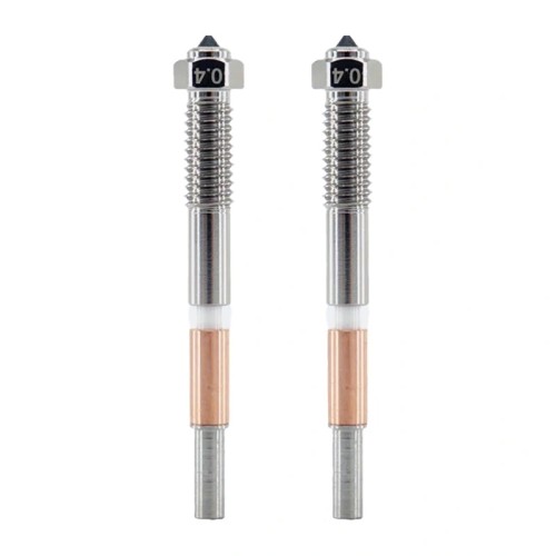 QiDi 0.4 mm bimetalinis antgalis Q2 serijai (2 vnt.) QiDi 0.4 mm bimetalinis antgalis Q2 serijai (2 vnt.)
