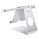 OMOTON Tablet Stand Holder Adjustable (Silver)