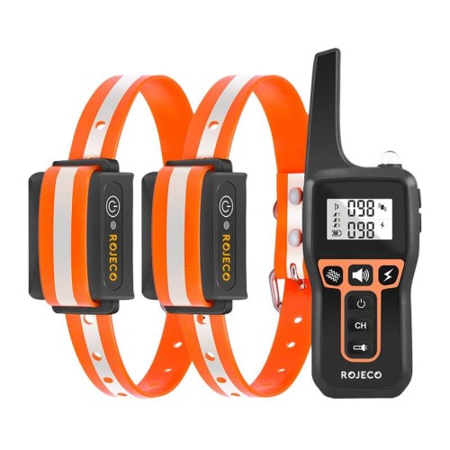 Rojeco PD5291000m šunų dresūros antkaklis su 2 antkakliais Rojeco PD5291000m šunų dresūros antkaklis su 2 antkakliais