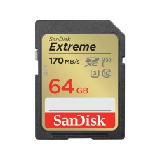Memory card SANDISK EXTREME SDXC 64GB 170/80 MB/s UHS-I U3