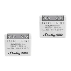 SHELLY EM Mini Gen4 Energy Meter, 2 pieces