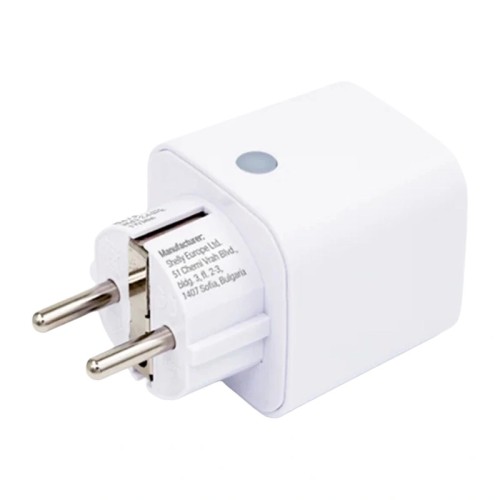 Shelly Plug M Gen3 išmanusis Wi-Fi lizdas (baltas) Shelly Plug M Gen3 išmanusis Wi-Fi lizdas (baltas)
