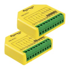 SHELLY Plus RGBW PM Wi-Fi/Bluetooth LED juostų valdiklis (2 vnt, pakuotė)