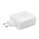 Sieninis įkroviklis 120 W GaN Ricomm RC1201 EU, 1xUSB-A, 2xUSB-C + 2.1m USB-C kabelis