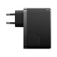 Sieninis įkroviklis Baseus GaN5 Pro 2xUSB-C + USB 160W - Juodas