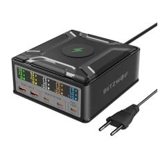 Sieninis įkroviklis Blitzwolf BW-S26 250W (juodas)
