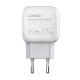 Sieninis įkroviklis LDNIO A1307Q 18W + Lightning kabelis
