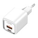Sieninis įkroviklis LDNIO A2318C USB, USB-C 20W + USB-C - USB-C kabelis