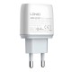 Sieninis įkroviklis LDNIO A2424C USB, USB-C 20W + USB-C - USB-C kabelis