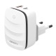 Sieninis įkroviklis LDNIO A2425C USB, USB-C + USB-C laidas