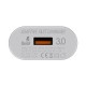 Sieninis įkroviklis LDNIO A303Q USB 18W + MicroUSB laidas