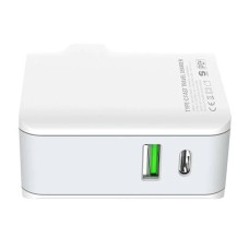 Sieninis įkroviklis LDNIO A4403C USB USB-C 20W + Lightning kabelis