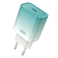 Sieninis įkroviklis XO CE18, USB-C, PD30W (mėlynas)