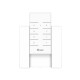 Wall-mounted base for remote control Sonoff RM433