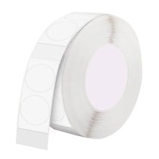Šiluminės etiketės Niimbot lipdukai T 14x28mm 220 vnt (baltas apvalus)