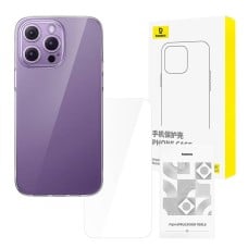 Clear Case Baseus iPhone 14 Pro + tempered glass