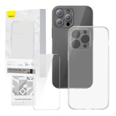 Skaidrus dėklas ir grūdintas stiklas Baseus Corning, skirtas iPhone 12 Pro Max