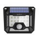 Išorinė Somoreal LED saulės lempa SM-OLT3 su prieblandos ir judesio jutikliu 1200mAh 2vnt