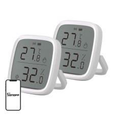 SONOFF ZigBee SNZB-02D Temperature and Humidity Sensor, 2-Pack