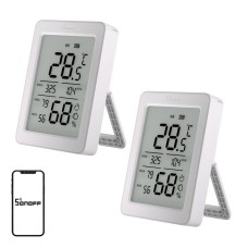 SONOFF ZigBee SNZB-02DR2 Temperature and Humidity Sensor, 2-Pack