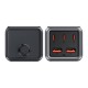 Šakotuvas Acefast Z2 GaN 3xUSB-C 2xUSB-A 75W - juoda