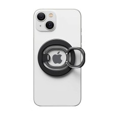 Stovas ESR HaloLock žiedas išmaniajam telefonui (juodas)