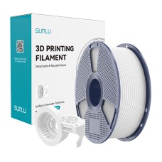 Sunlu PETG didelės spartos matinis pluoštas (baltas)