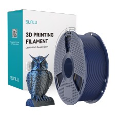 Sunlu PLA+ Silk Dual Color Filament (Black and Blue)