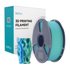 Sunlu PLA+ Silk Dual Color Filament (blue-green)