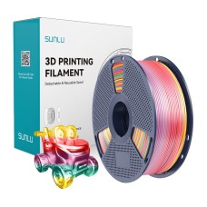 Sunlu PLA+ šilko gijos (vaivorykštė 01)