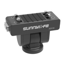 Sunnylife 1/4 colio greito atleidimo adapteris su 180° pasukimu, skirtas Insta360 X4 Air / X5 / Ace Pro 2 / 1 / Ace